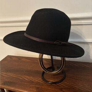 Stetson Elegant Black Fedora Hat